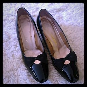 60's I. Magnin patent bow adorned pumps